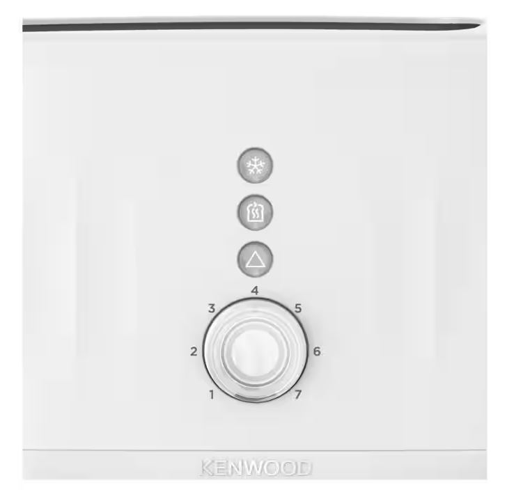 Kenwood Ripple Midnight Toaster (TCP06.00WH) Pure White