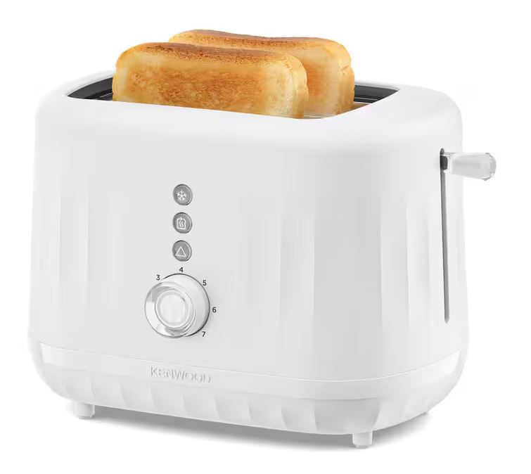 Kenwood Ripple Midnight Toaster (TCP06.00WH) Pure White