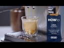DeLonghi Linea Classic Manual Espresso Coffee Maker (EM450.M) Metal
