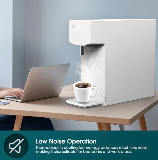 EuropAce Tankless Hot & Cold Water Purifier | Leak Proof Technology | Energy Saving | Made in Korea | Quality Water | Instant Refrigerator-Cold or 90++°C Hot Water (EWP9120DWH) 