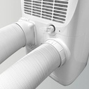 EuropAce [2025 Model] 13,000 BTU Dual Hose Portable Air Conditioner | 290sqft,Compact Series (EPAC13T3E)