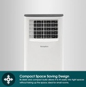 EuropAce [2025 Model] 250 Sqft Compact Portable Aircon | 40% Energy Saving, Compact Size, 5y Compressor Warranty (EGAC10A6)
