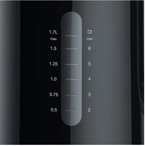Braun WK101AI-WK1100BK 1.7L Black Kettle