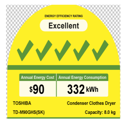 8KG HEAT PUMP DRYER TD-M90GHS (SK）
