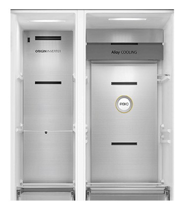 Toshiba 623L Side-by-side Fridge GR-RS780WI-PGX(22) Black Glass
