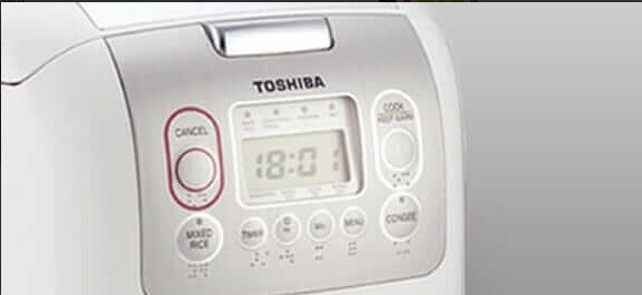 Toshiba 1.0L Micom Rice Cooker RC-10NMFEIS White