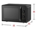 Toshiba 20L Microwave Oven MW3-MM20PE(BK) Black