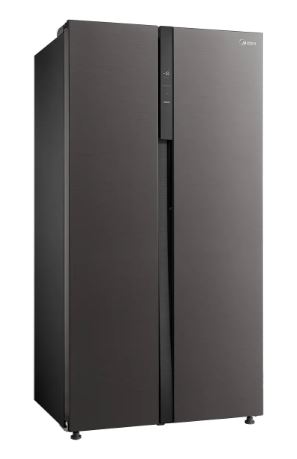 Midea 548L Side-by-side Fridge MDRS710FIE28SG Jazz Black
