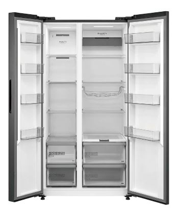 Midea 602L Side-by-side Fridge MDRS791MYC45SG Dark Grey