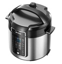 Midea 6L InnerChef Pressure Cooker MYCS-C6037P Black Cover & Silver Body