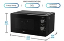 Midea 20L Solo Microwave MMO-MM920MZ Black