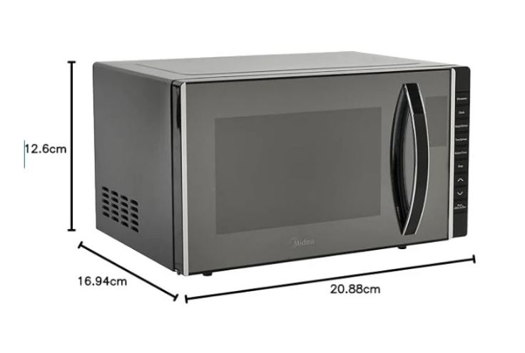 Midea 23L Microwave Oven AM823ABV Glass Mirror