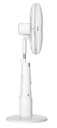 Midea Dc Motor 18 Inch Rechargeable Fan MFS180ROAPWH White
