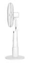 Midea Dc Motor 18 Inch Rechargeable Fan MFS180ROAPWH White