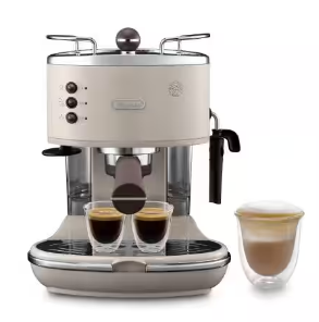 DeLonghi Icona Vintage Pump Espresso Coffee Maker (ECOV311.BG) Beige