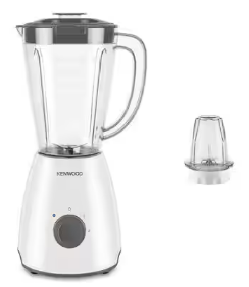Kenwood Blender Smoothie Maker 400W 1.5L With Multi Mill Grinder/Chopper, Ice CrUSh Function (Blp10.A0Wh) White