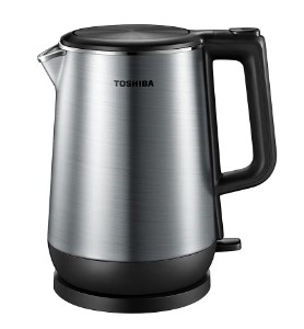 Toshiba 1.7L Electric Kettle KT-17DRRS Silver
