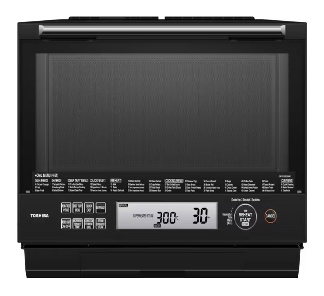 Toshiba 30L Superheated Steam Microwave Oven ER-TD5000 Black