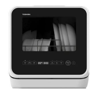 Toshiba 3 Place Setting Portable Dishwasher DWS-22ASG(K) White