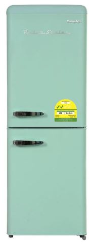 EuropAce 170L Retro 2 Door Bottom Mount Fridge | No-Frost, Fast Freeze, Fast Cooling, Eco Mode (ER7178AGN)