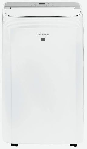 EuropAce [2025 Model] 18,000 BTU Dual Hose Portable Air Conditioner | 360sqft, Compact Series (EPAC18T3E)