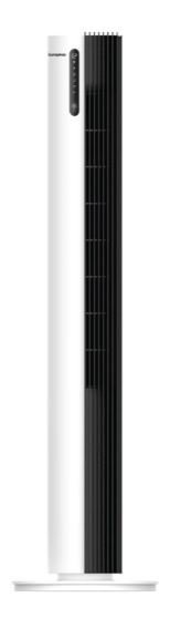 EuropAce 44" DC Tower Fan with Air Sterilizer | 99.99% Bacteria & Virus Sterilization (ETF7114D)
