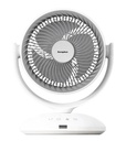 EuropAce 7" Desk Fan with Digital Control(EDF3731DWH) 