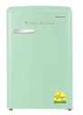 EuropAce 108L Retro 1 Door Fridge (ER5118EGN) Pastel Green