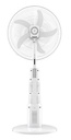 Midea Dc Motor 18 Inch Rechargeable Fan MFS180ROAPWH White